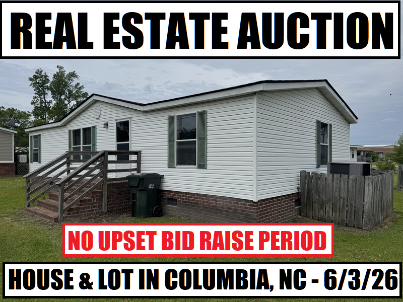 SOLD - Doublewide & Lot in Columbia, NC